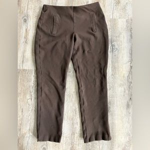 Chico’s chocolate brown pull-on pants 00 (aka size 2)
